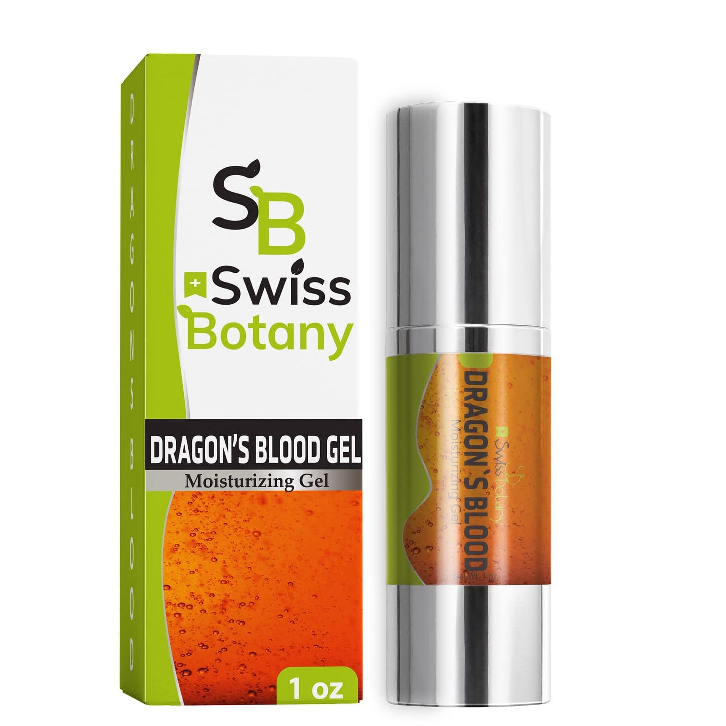 Swiss Botany Beauty 1 Ounce (Pack of 1) / Orange / 1 Dragons Blood Sculpting Gel Face Moisturizer - Anti Aging Face Moisturizer for Women Reduces Appearance of Fine Lines and Wrinkles - Moisturizer Gel Tightens and Restores Skin Elasticity - Fragrance Free, 1 Ounce by SwissBotany