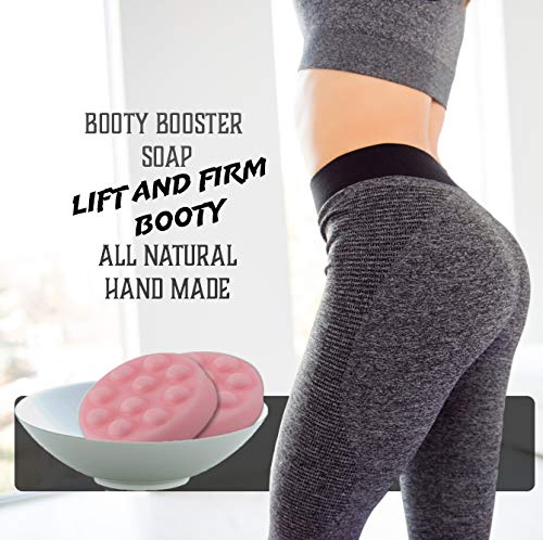 Swiss Botany Beauty Booty Booster Soap Natural Butt Enhancement Soap for Women and Men - Plump Booty Enhancer - Butt Firming and Tightening - Butt Lifting