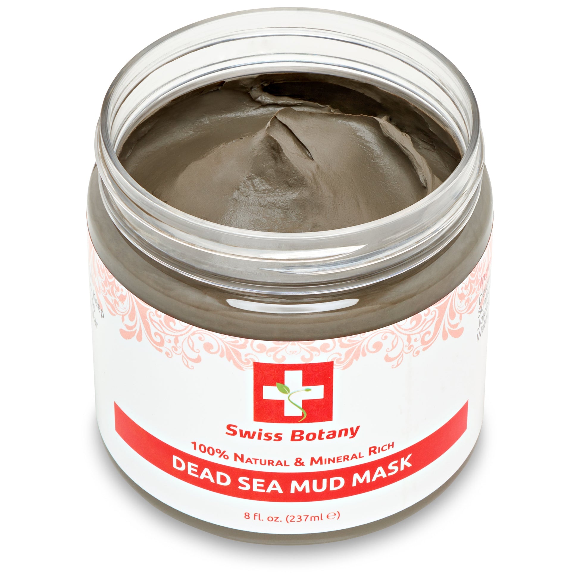 Swiss Botany face mask Dead Sea Mud Mask for Face & Body - 100% all Natural Organic Israeli Mud