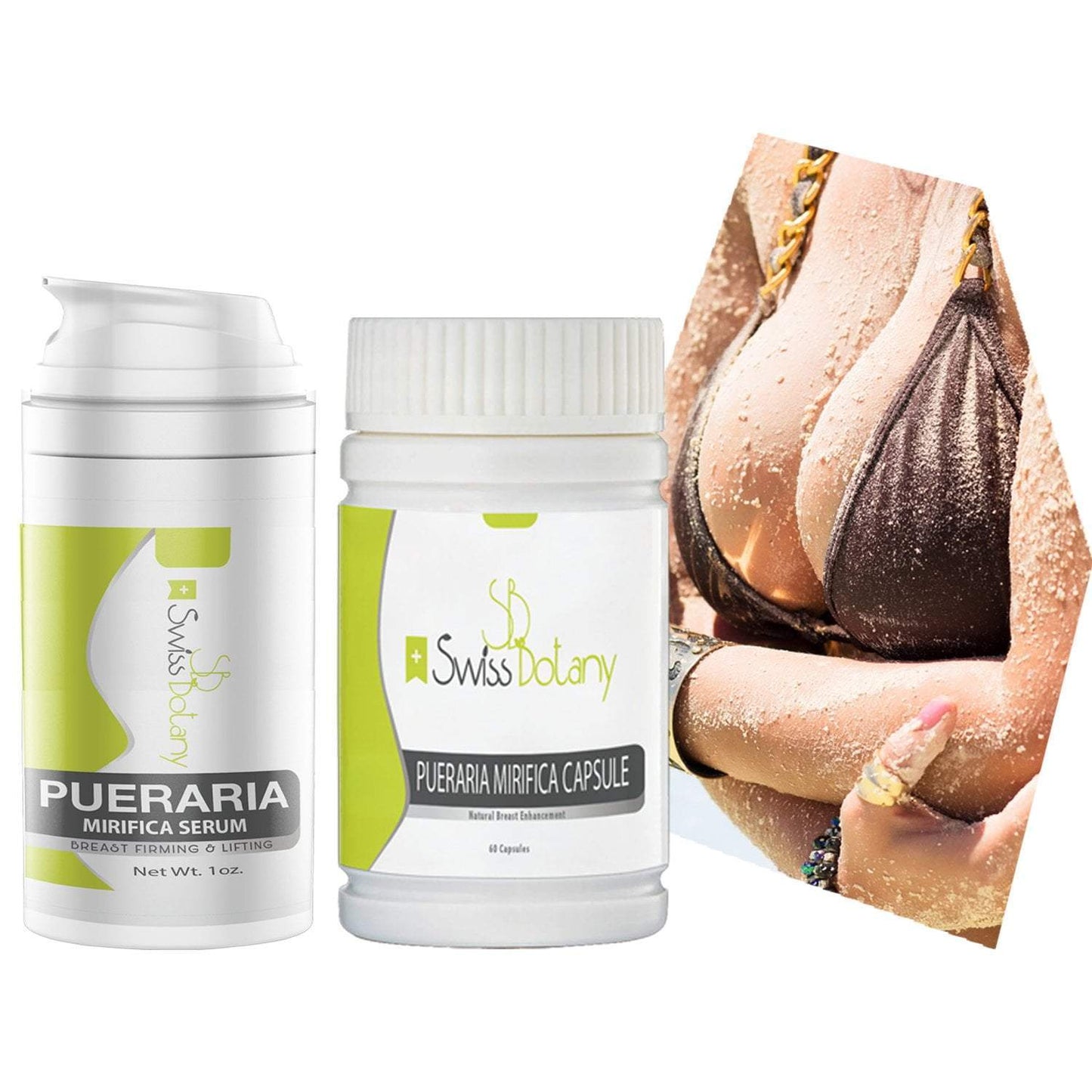 swissbotany breast lifting Pueraria Mirifica - Purest Quality Pueraria Mirifica Serum  + Swiss Botany Pueraria Mirifica Capsules - Natural breast Firming & Enlargement