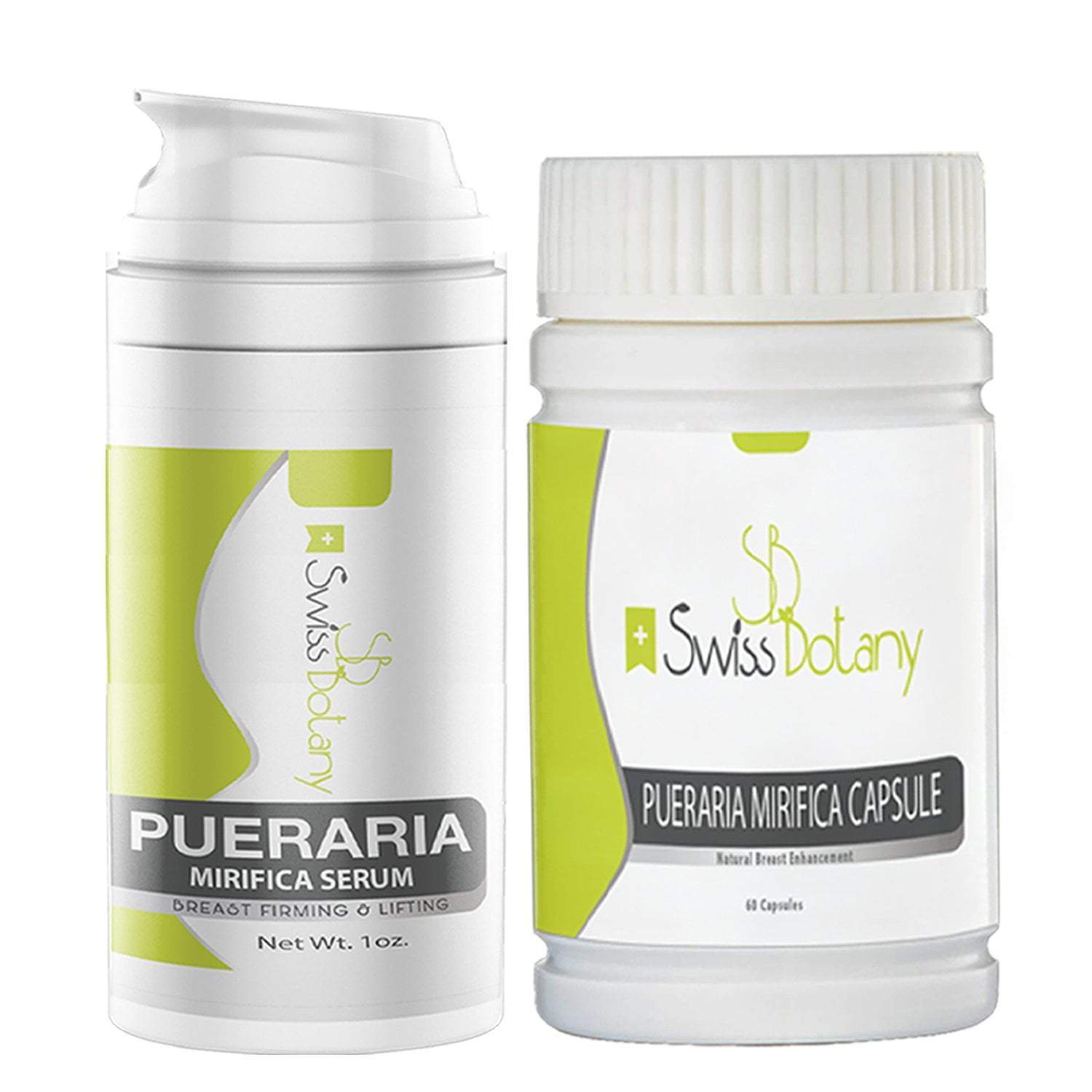 swissbotany breast lifting Pueraria Mirifica - Purest Quality Pueraria Mirifica Serum  + Swiss Botany Pueraria Mirifica Capsules - Natural breast Firming & Enlargement