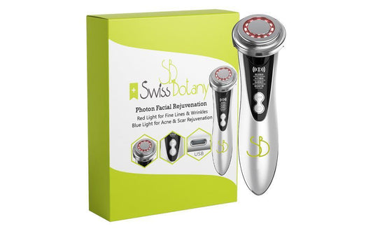 swissbotany Health and Beauty LED Photon Therapy Wand for Face & Body