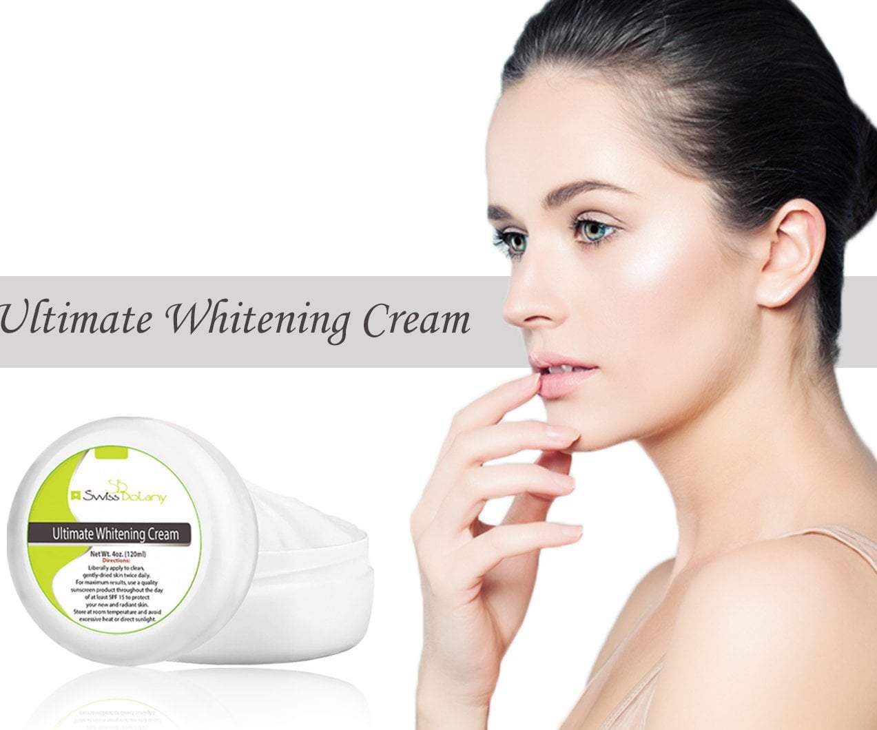 swissbotany Ultimate Whitening Cream Skin Bleaching safely with our bio friendly brightening line upgraded stronger formula